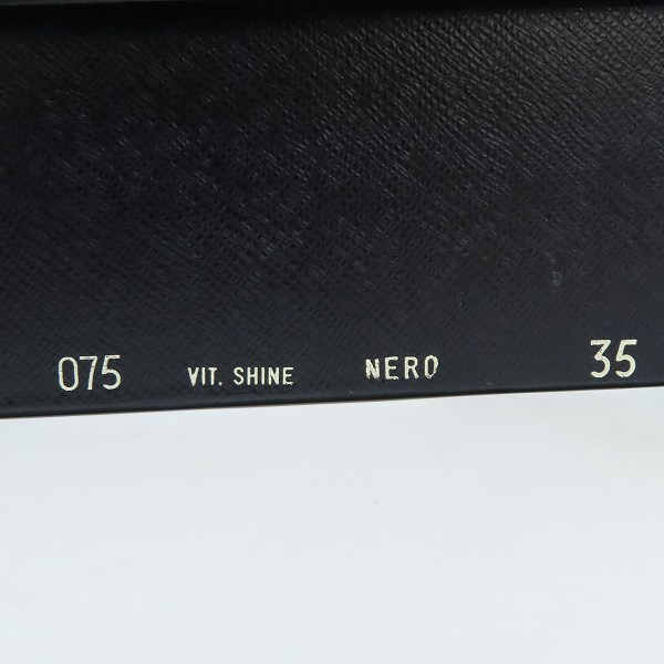 実際に弊社で買取させて頂いた【難あり】PRADA/プラダ ムートン ファー レザー チャンキーヒールパンプス/35の画像 8枚目