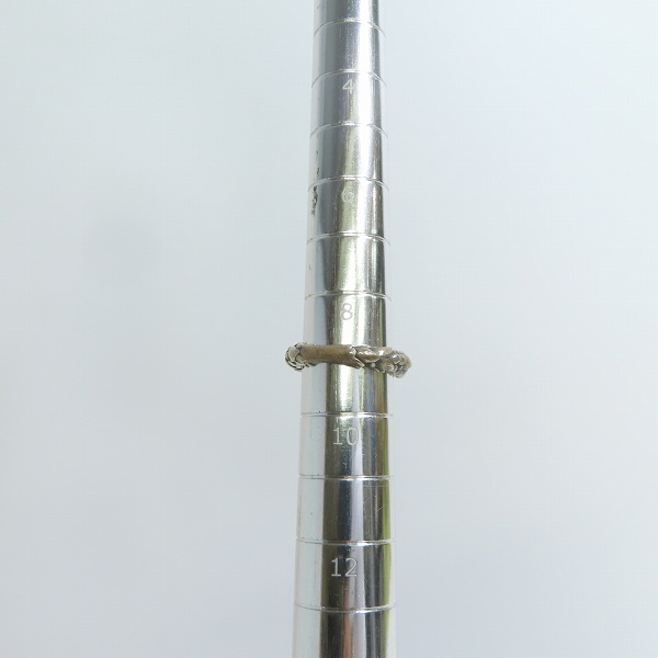 実際に弊社で買取させて頂いた【ギャラ付】Bloody Mary/ブラッディマリー スノードロップリング w/3ダイヤ 9号の画像 7枚目