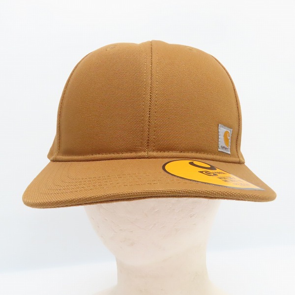 実際に弊社で買取させて頂いた(4)Carhartt/カーハート Firm Duck Flat Brim Cap ファームダック フラットブリム キャップ ブラウン AH1604-M/OSFAの画像 1枚目