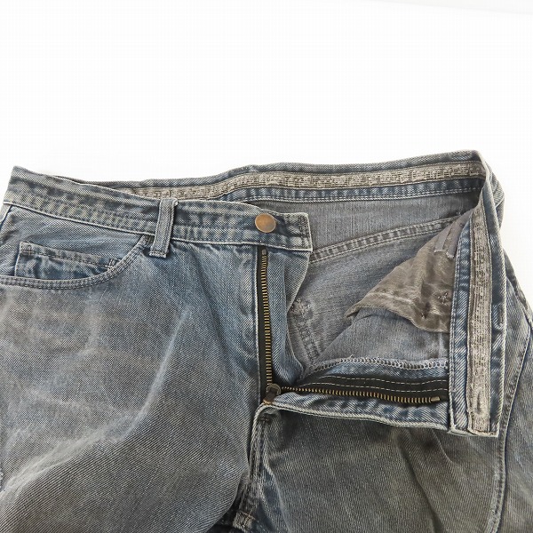 実際に弊社で買取させて頂いたNUMBER (N)INE/ナンバーナイン 07SS クラッシュ加工 デニムパンツ S07-NN007A/3の画像 2枚目