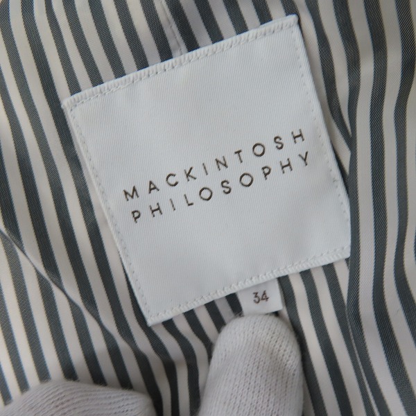 実際に弊社で買取させて頂いたMACKINTOSH PHILOSOPHY/マッキントッシュフィロソフィー タヌキファー ダウンコート H5A04-826-40/34の画像 2枚目