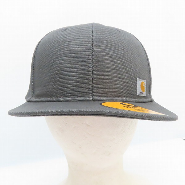 実際に弊社で買取させて頂いた(1)Carhartt/カーハート Firm Duck Flat Brim Cap ファームダック フラットブリム キャップ グレー AH1604-M/OSFAの画像 1枚目