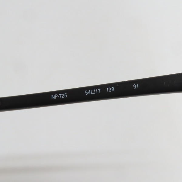 実際に弊社で買取させて頂いた999.9/フォーナインズ フルリム メガネフレーム/アイウェア NP-725の画像 7枚目
