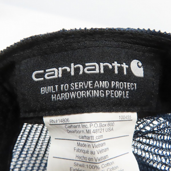 実際に弊社で買取させて頂いた(1)Carhartt/カーハート Canvas Mesh-Back Cap キャンバスメッシュバックキャップ AH0286-M/One Size Fits Allの画像 6枚目