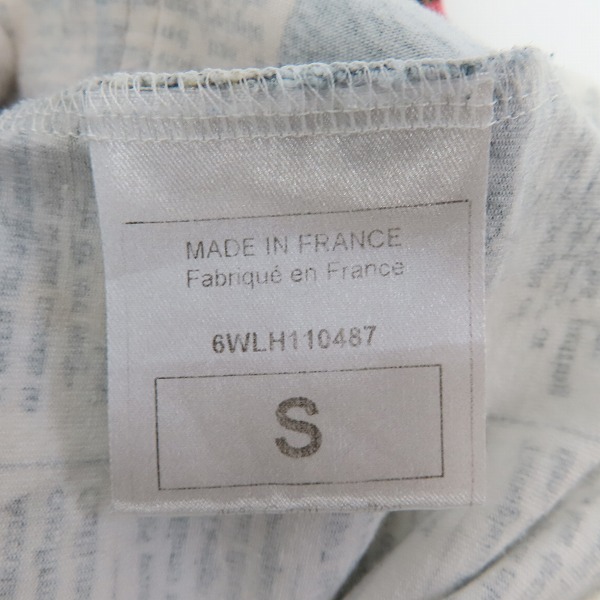 実際に弊社で買取させて頂いたJOHN GALLIANO/ジョンガリアーノ 英字 イラストプリント プルオーバー パーカー/Sの画像 3枚目