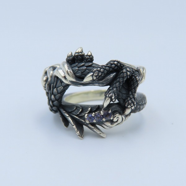 実際に弊社で買取させて頂いた【ギャラ付き/カスタム】Bloody Mary/ブラッディマリー 2017 Xmas Hidden Sky 羅?/ラーフ リング w/アイオライト 17号の画像 1枚目