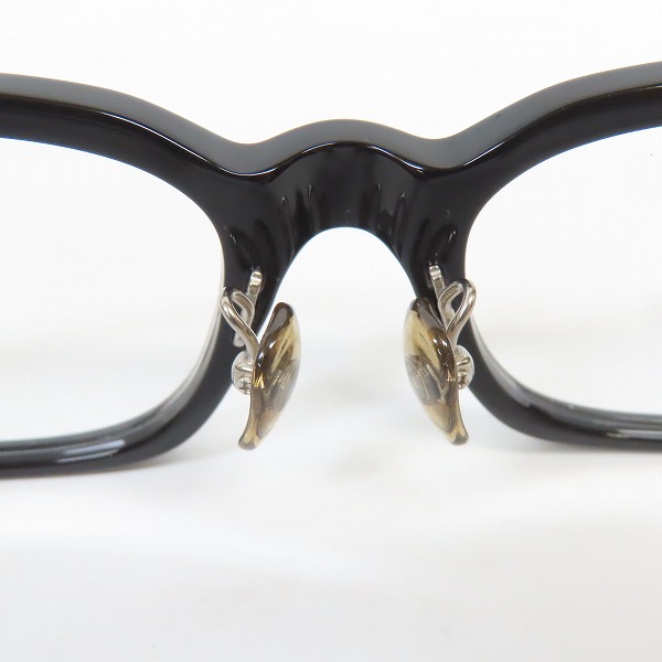 実際に弊社で買取させて頂いた999.9/フォーナインズ 眼鏡/メガネフレーム ブラック NP-151の画像 4枚目