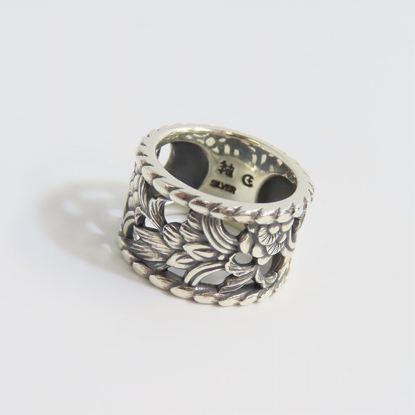 実際に弊社で買取させて頂いたBloody Mary /ブラッディマリー 仏光万華鏡 Buddhist Lamp Ring L リング/13号