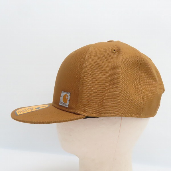 実際に弊社で買取させて頂いた(6)Carhartt/カーハート Firm Duck Flat Brim Cap ファームダック フラットブリム キャップ ブラウン AH1604-M/OSFAの画像 2枚目