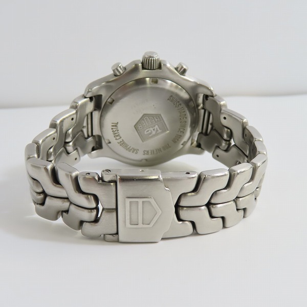 実際に弊社で買取させて頂いたTAG HEUER/タグホイヤー リンク クロノグラフ クォーツ 腕時計 CT1111【動作未確認】の画像 2枚目