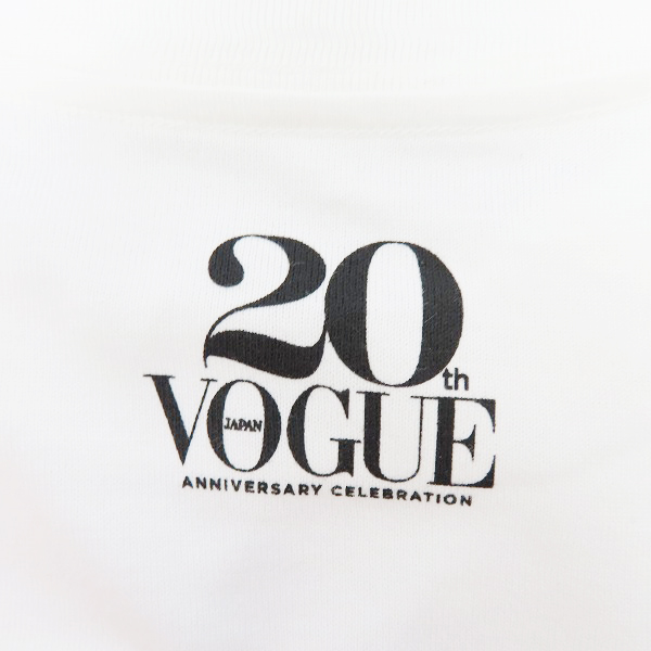 実際に弊社で買取させて頂いたFRAGMENT DESIGN×VOGUE×THE CONVENI 20周年記念Tシャツ ホワイト PPM-20010-C/Mの画像 5枚目