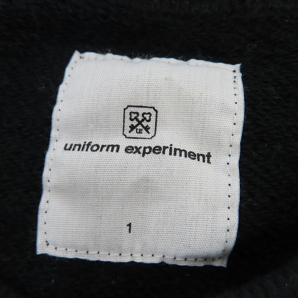 実際に弊社で買取させて頂いたuniform experiment/ユニフォームエクスペリメント BIG LOGO CREWNECK SWEAT UE-145085/1の画像 2枚目