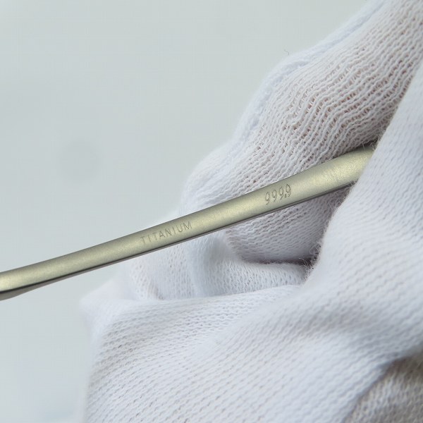 実際に弊社で買取させて頂いた999.9/フォーナインズ 度入り眼鏡/メガネフレーム チタニウム S-307T/4の画像 6枚目