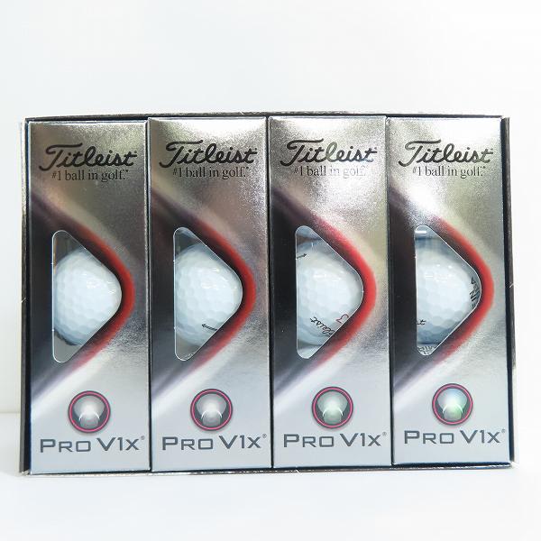 実際に弊社で買取させて頂いた(1)【未使用/オウンネーム】Titleist/タイトリスト PRO V1x ゴルフボール 1ダース
