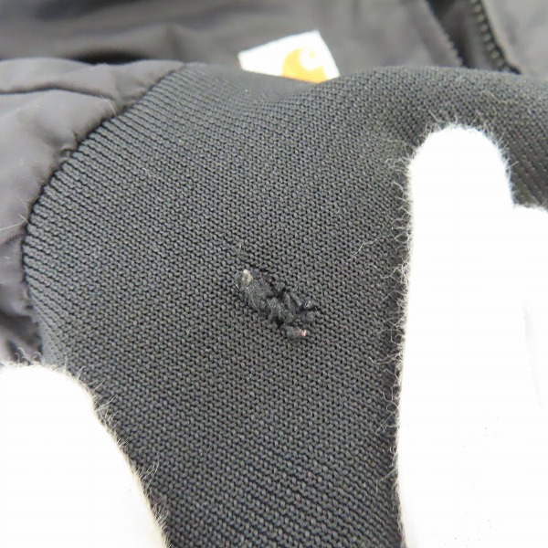 実際に弊社で買取させて頂いた【難有り】carhartt/カーハート SAIL JACKET セイルジャケット/ブルゾン ブラック /Lの画像 9枚目