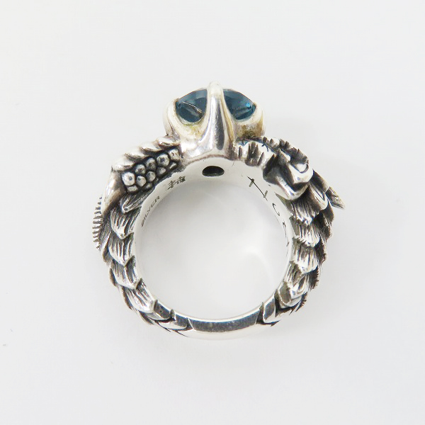 実際に弊社で買取させて頂いたBloody Mary/ブラッディマリー ノアリング ロンドンブルートパーズ 4号の画像 5枚目