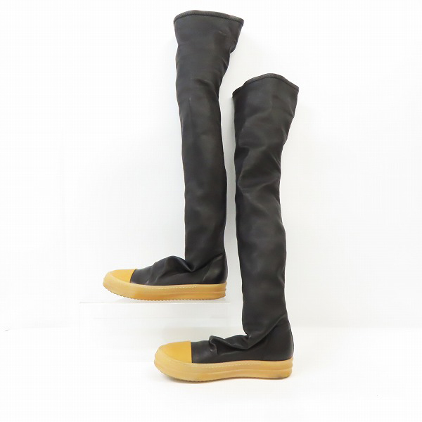 実際に弊社で買取させて頂いたRick Owens/リックオウエンス STOCKING SNEAKER/ストッキングスニーカー ソックスニーカー/ソックス スニーカー RP18S8877/37の画像 3枚目