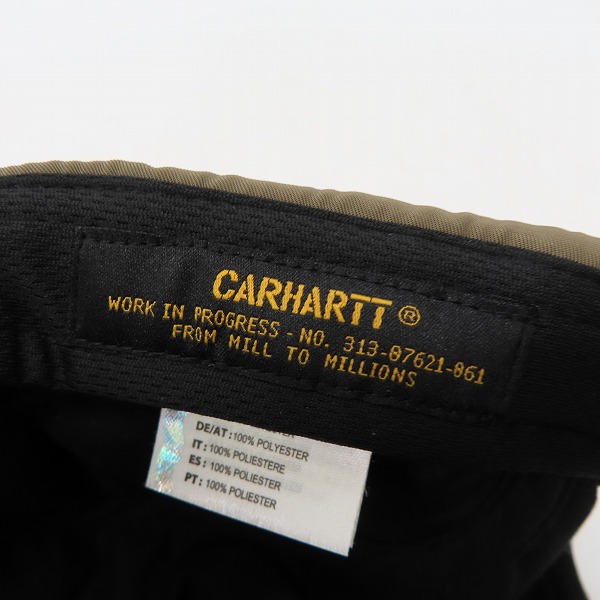 実際に弊社で買取させて頂いたCarharrt/カーハート ワークキャップ/カーキの画像 5枚目