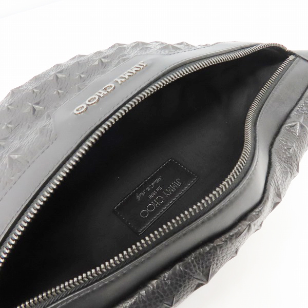 実際に弊社で買取させて頂いたJIMMY CHOO/ジミーチュウ デリー スターエンボス レザー ボディバッグの画像 3枚目