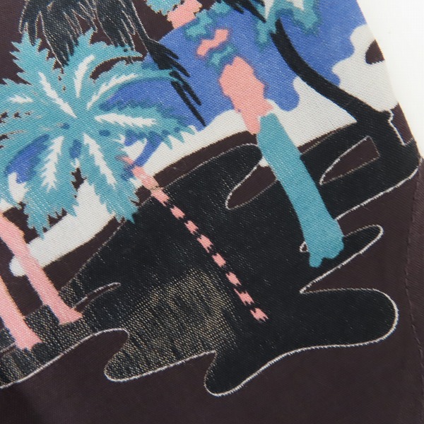 実際に弊社で買取させて頂いたPaul Smith/ポールスミス RED EAR/レッドイヤー レーヨンアロハシャツ 162051/Mの画像 4枚目