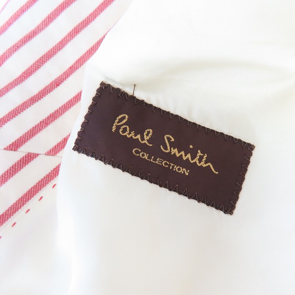 実際に弊社で買取させて頂いたPaul Smith/ポールスミス コレクション  テーラードジャケット ワッペン ストライプ PC-ST-30954/Lの画像 2枚目