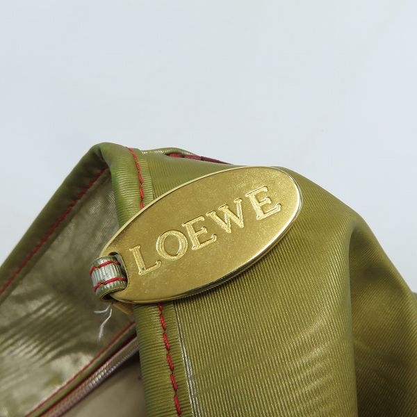 実際に弊社で買取させて頂いたLOEWE/ロエベ アナグラムロゴ刺繍トートバッグの画像 3枚目