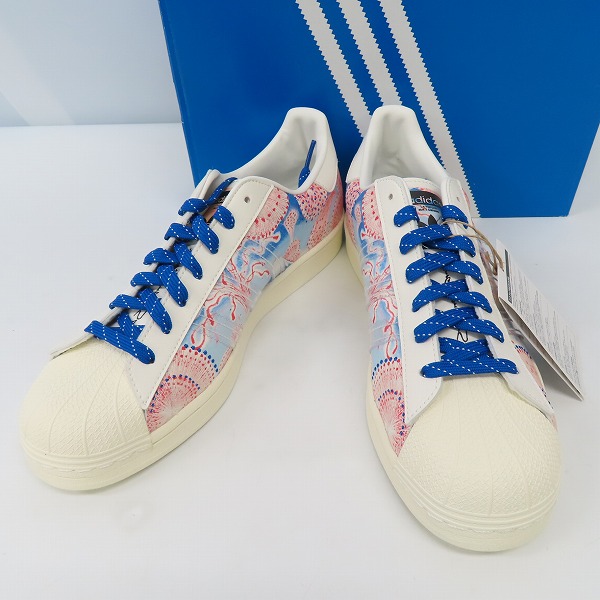 実際に弊社で買取させて頂いた【未使用】adidas×atmos/アディダス×アトモス SUPERSTAR Mt FUJI/スーパースター 富士山 GX7791/29.0