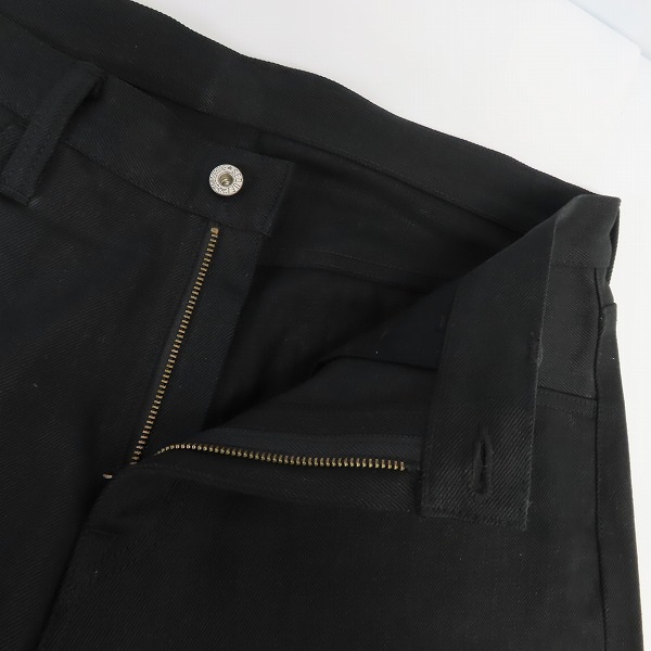 実際に弊社で買取させて頂いたSEQUEL×fragment design/シークエル×フラグメントデザイン ブラックデニムパンツ SQ-21AW-PT-02/Mの画像 2枚目