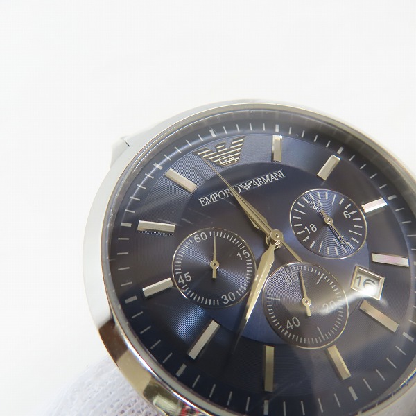 実際に弊社で買取させて頂いたEMPORIO ARMANI/エンポリオアルマーニ クロノグラフ クオーツ腕時計 AR-2448【動作未確認】の画像 5枚目