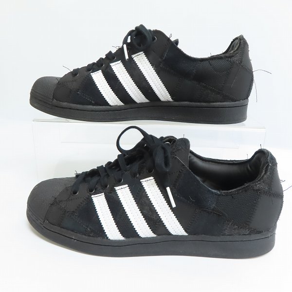 実際に弊社で買取させて頂いたRECOUTURE×atmos×adidas Originals/リクチュール×アトモス×アディダス Superstar Black/スーパースター GW3473/27.5の画像 3枚目