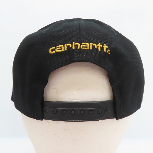 実際に弊社で買取させて頂いた(7)Carhartt/カーハート Firm Duck Flat Brim Cap ファームダック フラットブリム キャップ ブラック AH1604-M/OSFAの画像 4枚目
