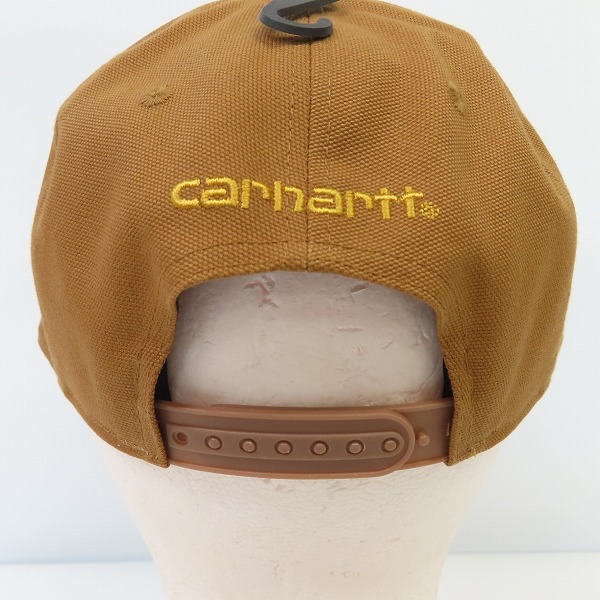 実際に弊社で買取させて頂いた(4)Carhartt/カーハート Firm Duck Flat Brim Cap ファームダック フラットブリム キャップ ブラウン AH1604-M の画像 2枚目