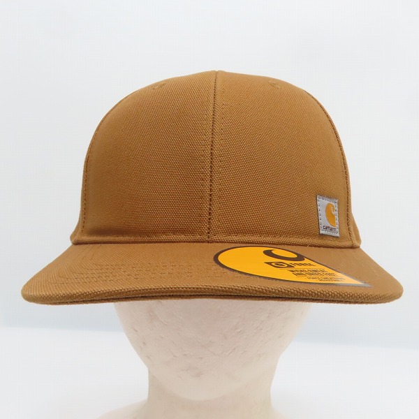 実際に弊社で買取させて頂いた(6)Carhartt/カーハート Firm Duck Flat Brim Cap ファームダック フラットブリム キャップ ブラウン AH1604-M/OSFAの画像 1枚目