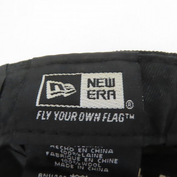 実際に弊社で買取させて頂いたNEW ERA×BLVCK SCVLE/ニューエラ×ブラックスケール 刺繍ロゴ/キャップ 7-3/8の画像 3枚目