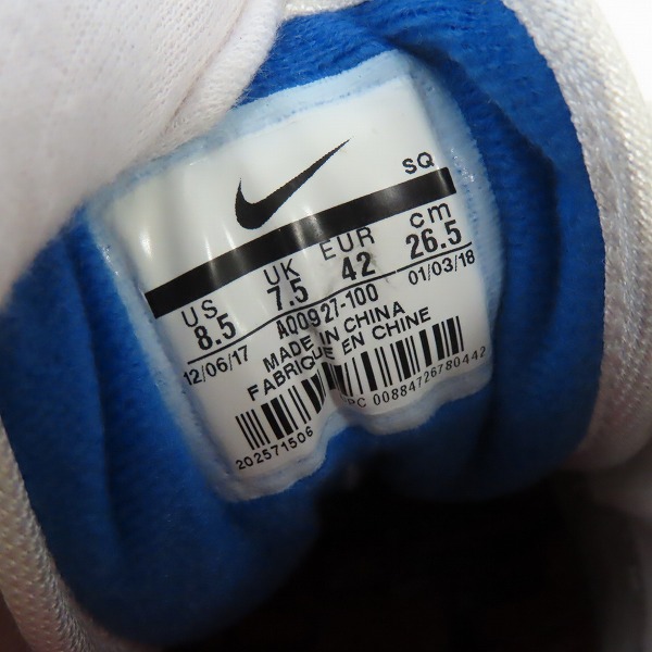 実際に弊社で買取させて頂いたNIKE×atmos/ナイキ×アトモス AIR MAX 1 PRNT エアマックス1 AQ0927-100/26.5の画像 5枚目