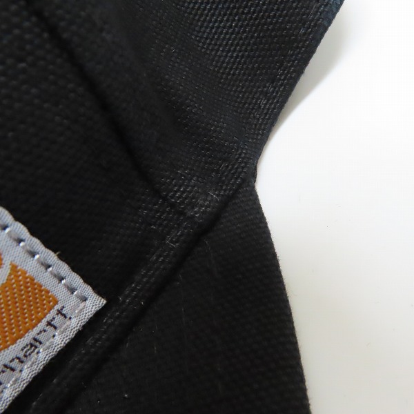 実際に弊社で買取させて頂いた(5)Carhartt/カーハート Firm Duck Flat Brim Cap ファームダック フラットブリム キャップ ブラック AH1604-M/OSFAの画像 7枚目