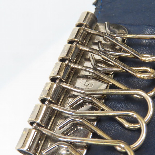 実際に弊社で買取させて頂いたLOEWE/ロエベ アナグラム総柄 レザー6連キーケースの画像 6枚目