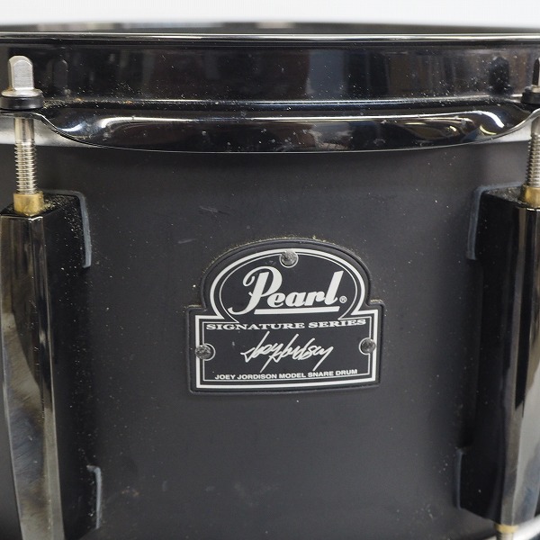 実際に弊社で買取させて頂いた★Pearl/パール JJ1365 Joey Jordison Signature/ジョーイ・ジョーディソンシグネチャー スネアドラム 13x6.5インチの画像 4枚目