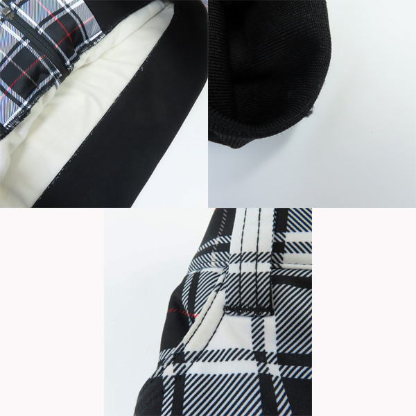 実際に弊社で買取させて頂いたFILA/フィラ FUN FEEL LIFE ゴルフウェア チェック ジャケット/パンツ セットアップ/Mの画像 9枚目