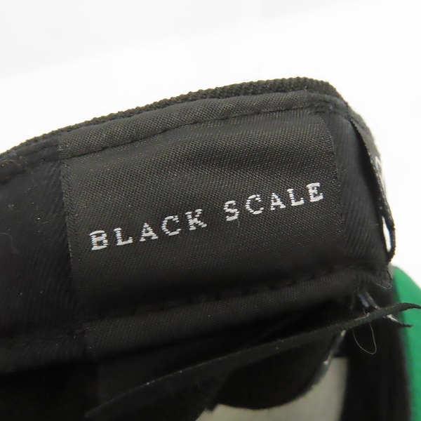 実際に弊社で買取させて頂いたNEW ERA×BLVCK SCVLE/ニューエラ×ブラックスケール 刺繍ロゴ/キャップ 7-1/4の画像 5枚目