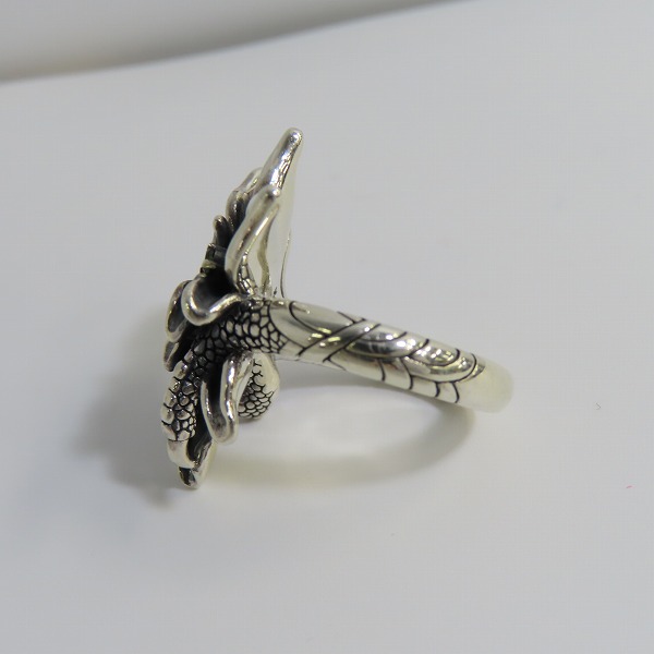 実際に弊社で買取させて頂いた【ギャラ付き】Bloody mary/ブラッディマリー 雨の日限定 レンテ リング w/グリーントルマリン/ブルートパーズ 15号の画像 2枚目