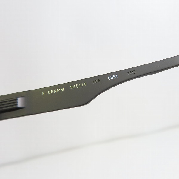 実際に弊社で買取させて頂いた999.9 feelsun/フォーナインズフィールサン 跳ね上げ式 眼鏡 アイウェア F-05NPMの画像 5枚目