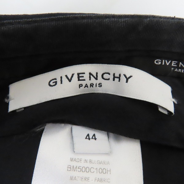実際に弊社で買取させて頂いたGIVENCHY/ジバンシィ モヘア混ウールスラックスパンツ BM500C100H/44の画像 2枚目