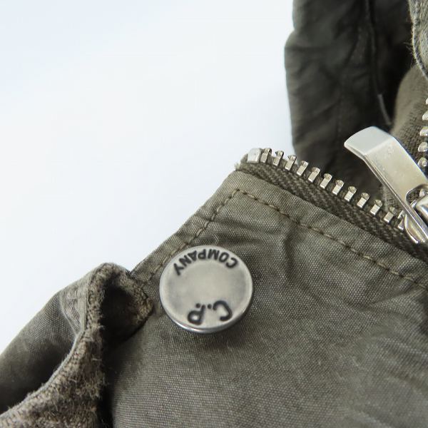 実際に弊社で買取させて頂いたC.P.COMPANY/シーピーカンパニー ジップアップ シャツジャケット/Mの画像 6枚目
