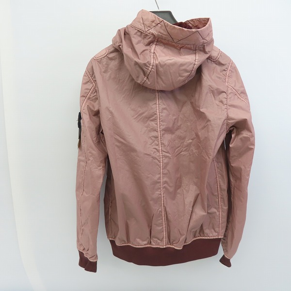 実際に弊社で買取させて頂いた【未使用/JPタグ】STONE ISLAND/ストーンアイランド LAMY FLOCK GRENAT ラミーフロック ジップアップブルゾン 691544435/Sの画像 1枚目