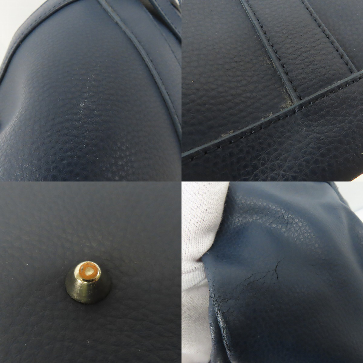 実際に弊社で買取させて頂いたYUKINO BRIEF for UNITED ARROWS/ユナイテッドアローズ レザー トートバッグの画像 6枚目