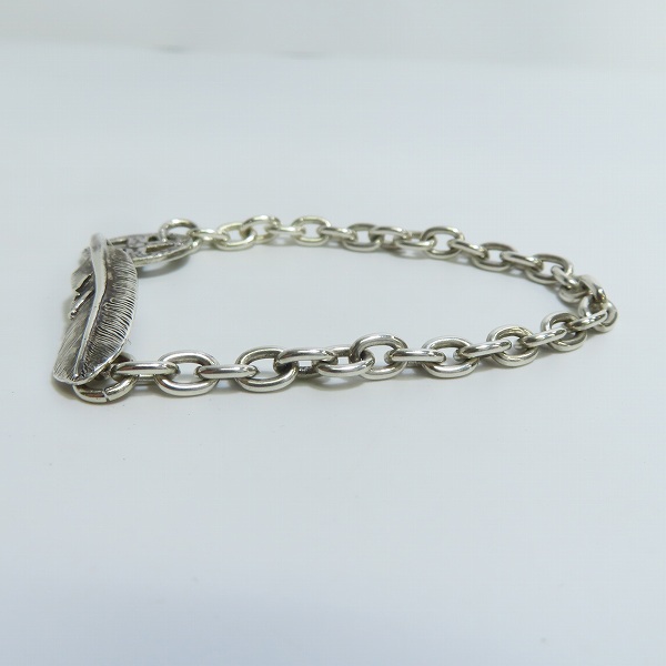 実際に弊社で買取させて頂いたFIRST ARROW'S/ファーストアローズ フェザー&メディスンホイール チェーンブレスレットの画像 2枚目