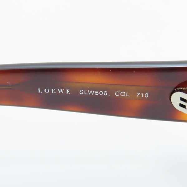 実際に弊社で買取させて頂いた（5）LOEWE/ロエベ サングラス アイウェア SLW506 COL.710 の画像 7枚目