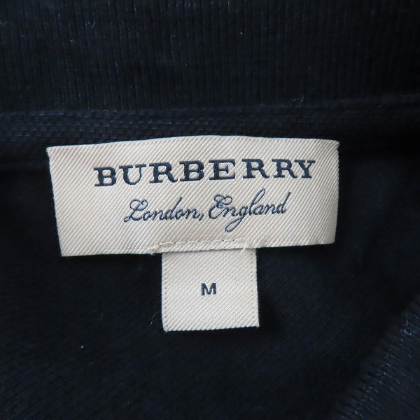 実際に弊社で買取させて頂いたBURBERRY/バーバリー 刺繍入り半袖ポロシャツ/Mの画像 2枚目