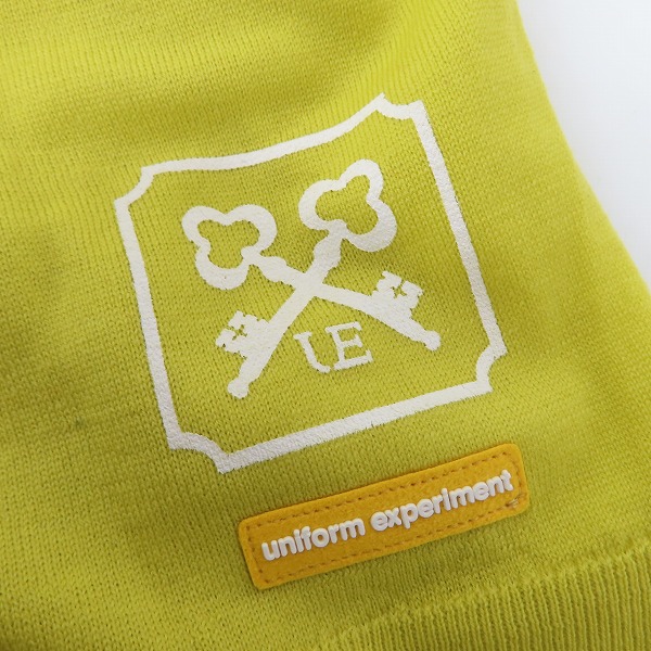 実際に弊社で買取させて頂いたuniform experiment×JOHN SMEDLEY/ユニフォームエクスペリメント×ジョンスメドレー クルーネック ニット UE-112115/1の画像 6枚目